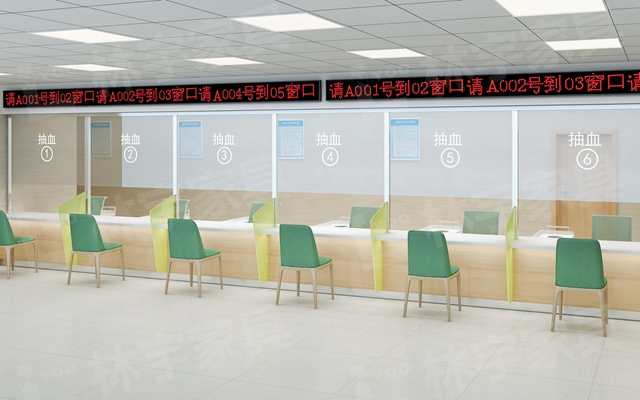 采血桌,化驗窗口